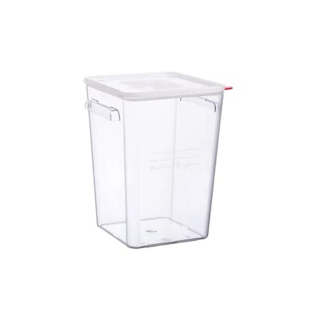 Araven Polycarbonate Airtight Square Container 23QT, 6PK 31857